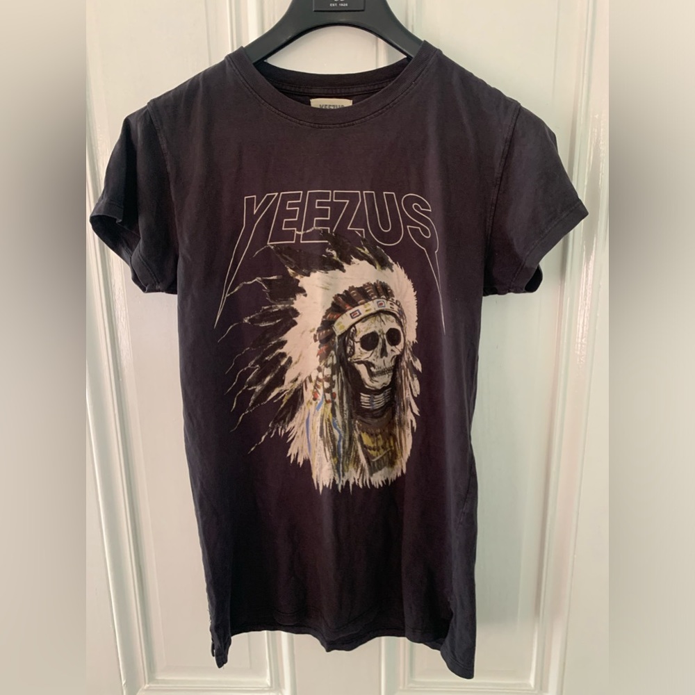 Kanye West Yeezus x Pacsun Collab Concert Tour Small Shirt Native Skull SZ S